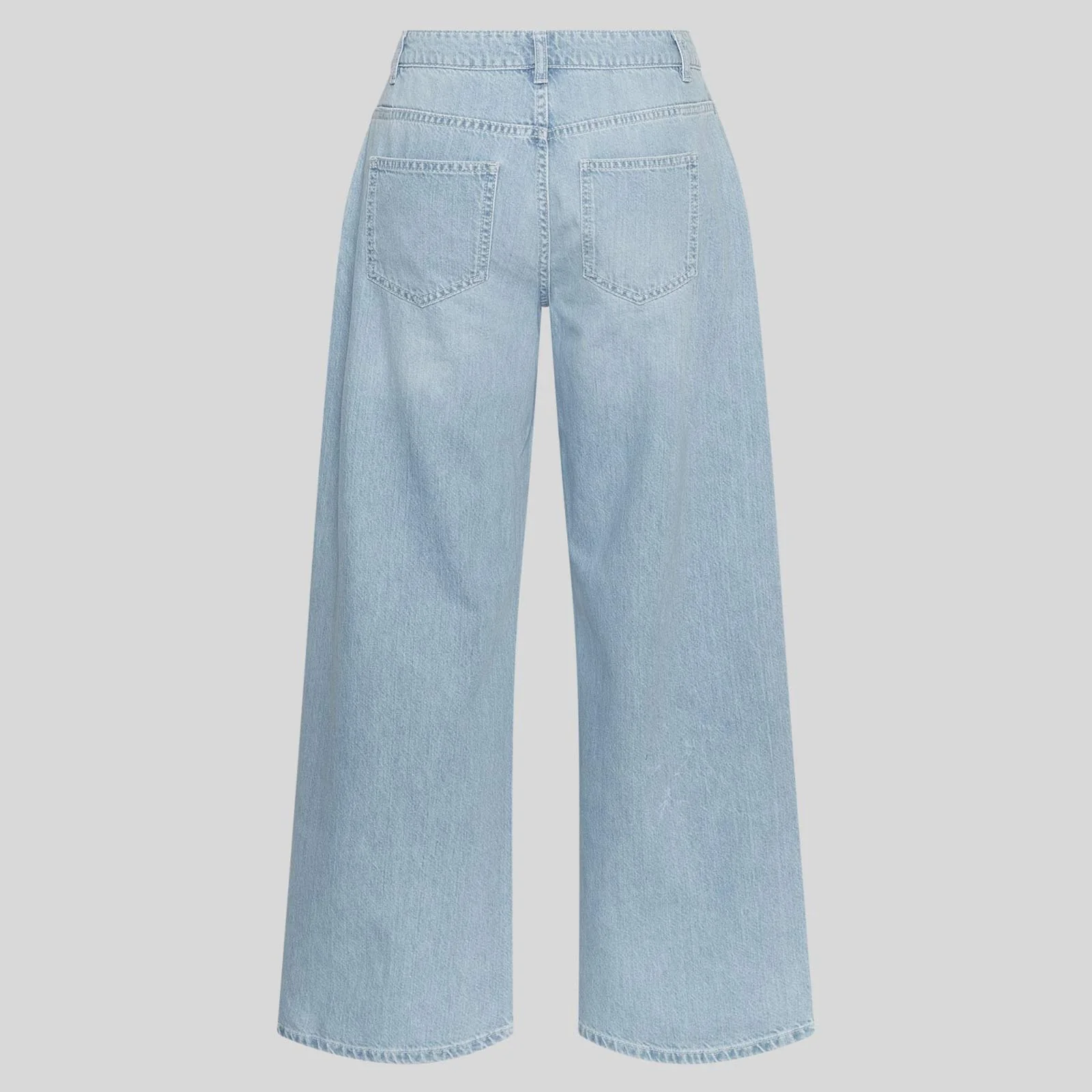 MSCHIngrid Lis HW Wide Jeans light blue wash - Image 3