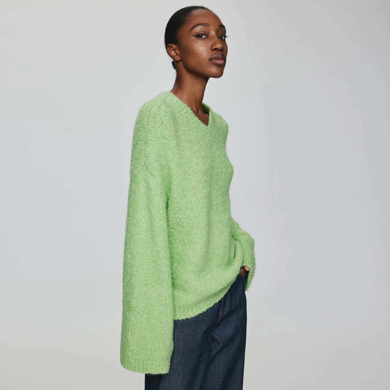 MSCHJilda V Pullover forest shade - Image 2
