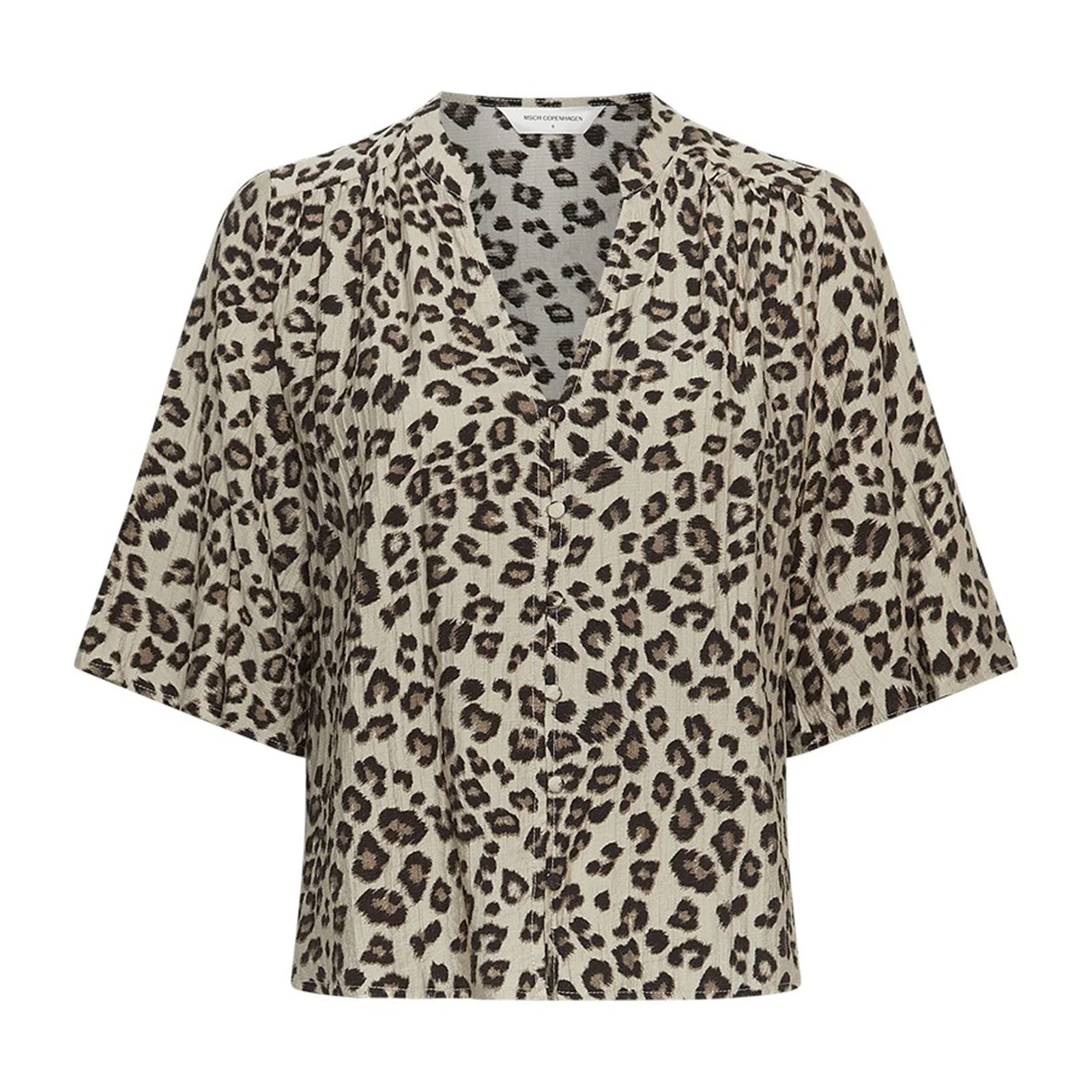 MSCHKalani Vlora 2/4 Shirt AOP humus leo
