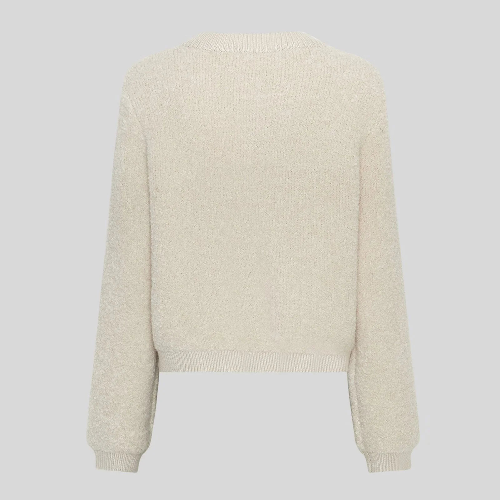 MSCHNerida Knit Jacket oatmeal - Image 3