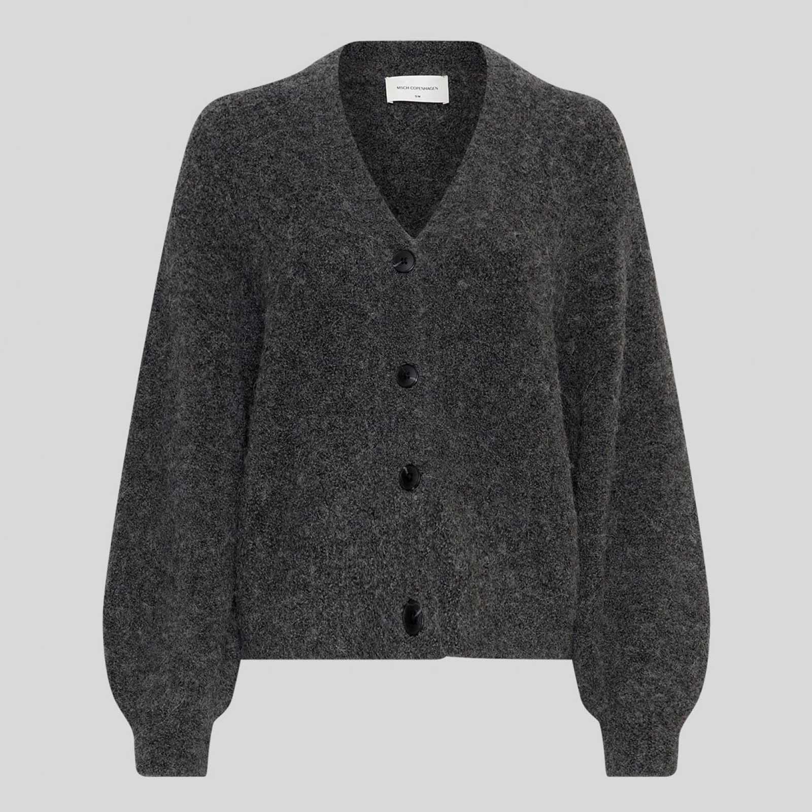 MSCHZofie Jilda Cardigan dark grey melange - Image 2