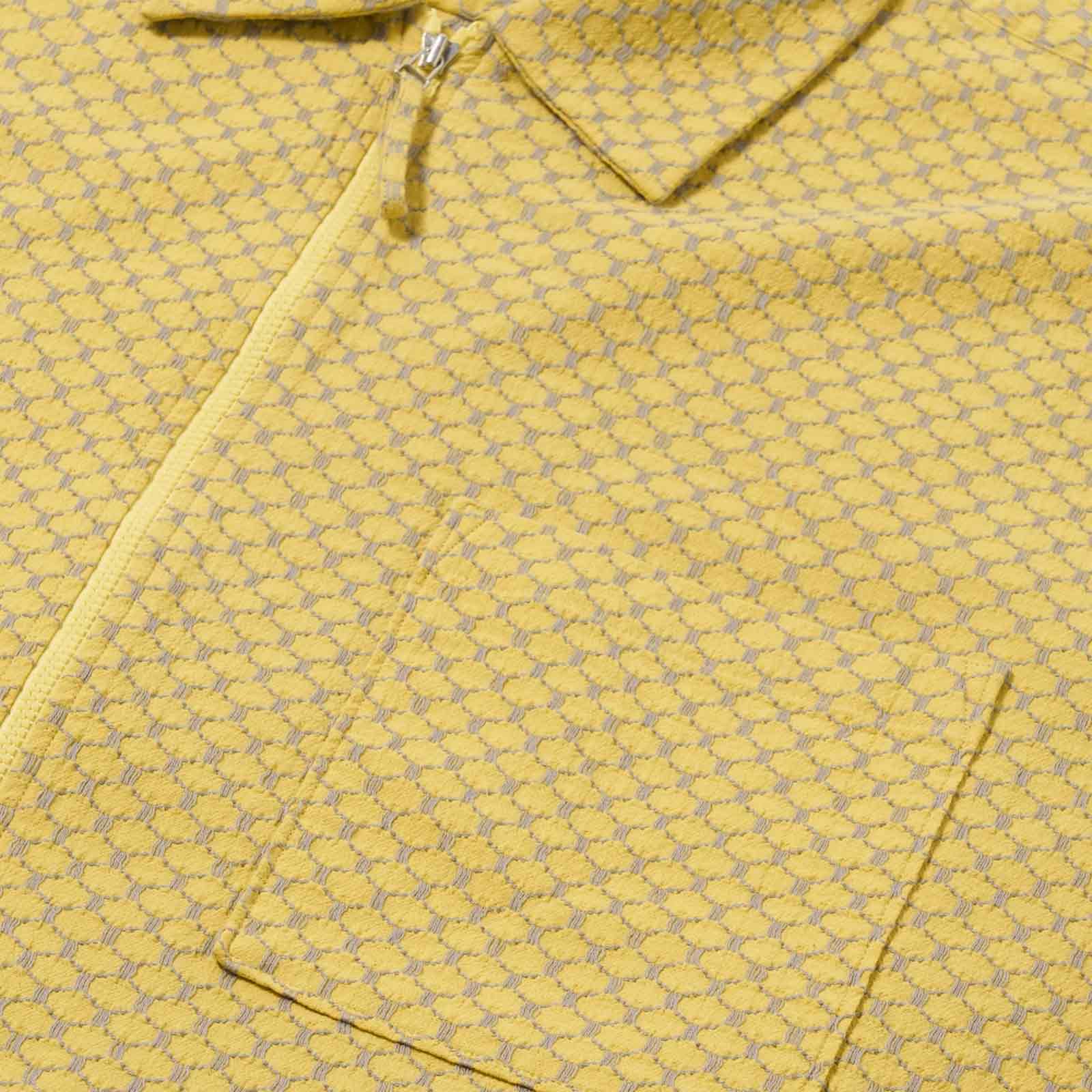 Mykonos Cotton Zip Shirt yellow - Image 3