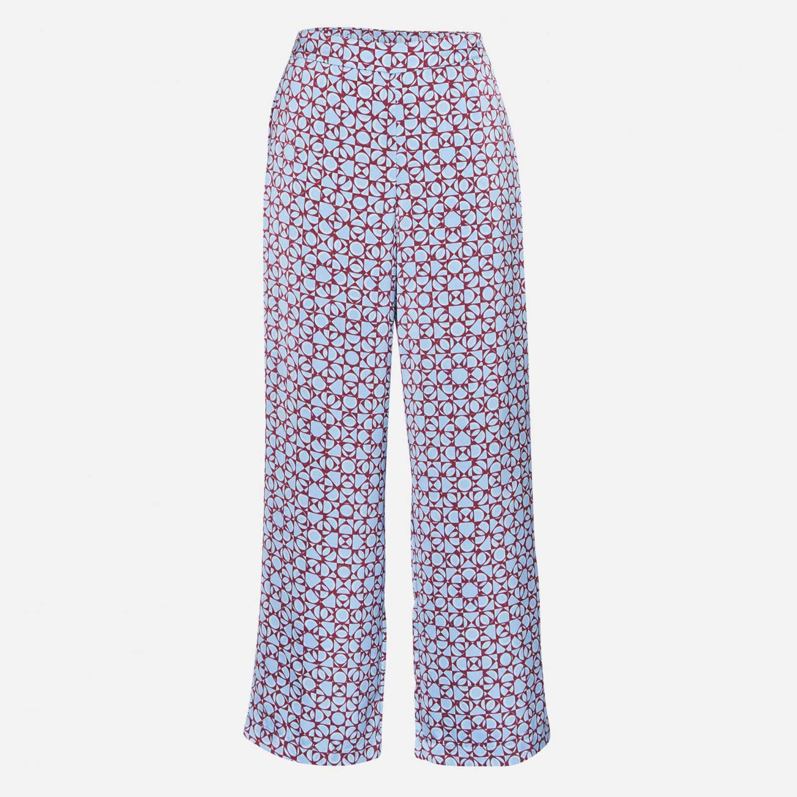 Myrina Pants AOP blue geometri - Image 2