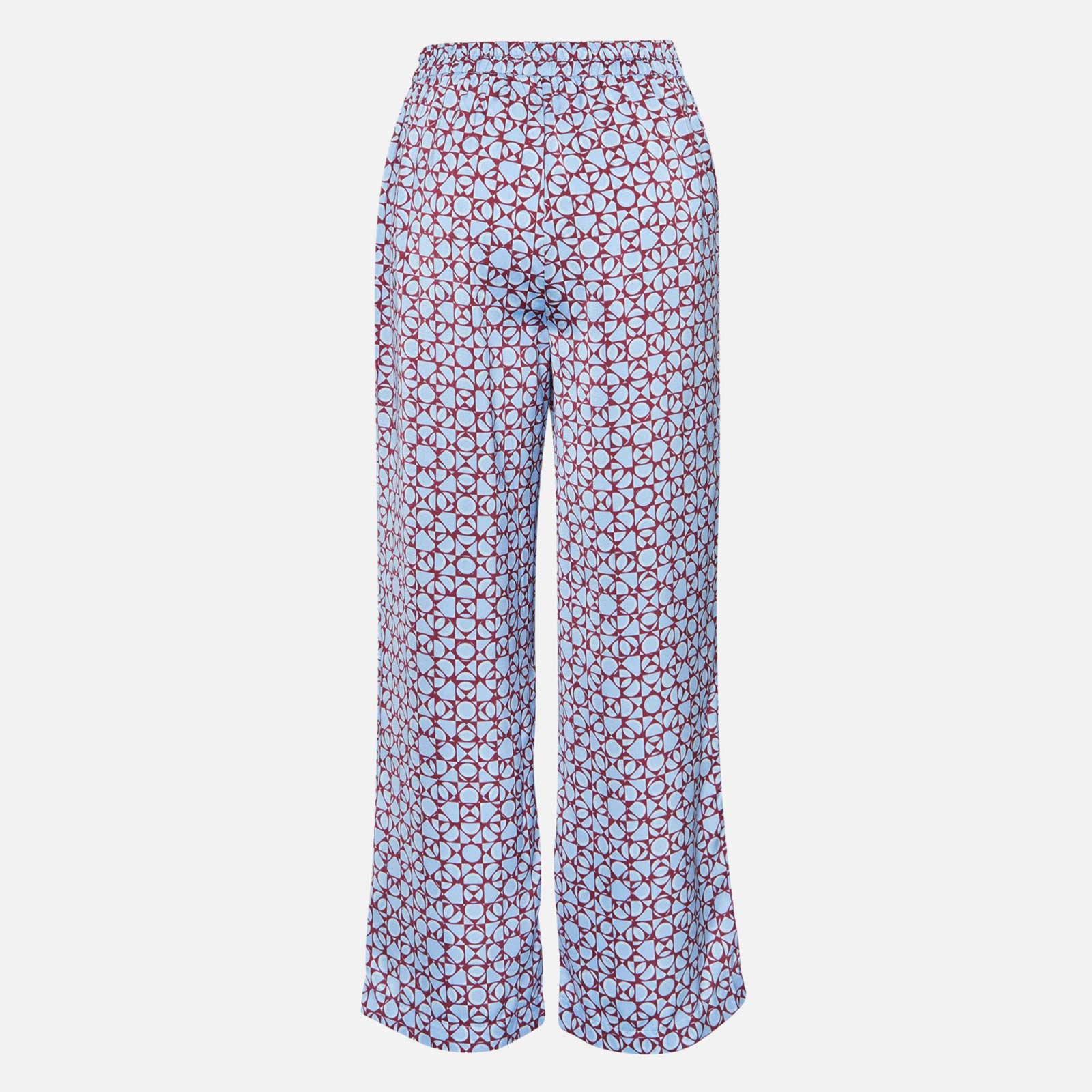 Myrina Pants AOP blue geometri - Image 3