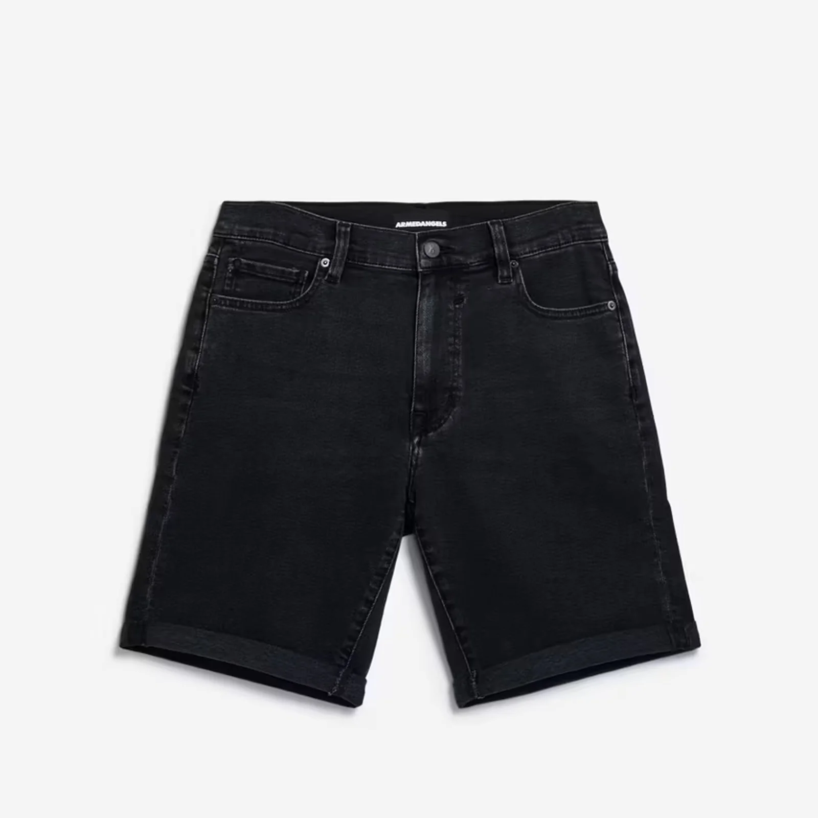 Naailo Denim Shorts black washed authentic - Image 4