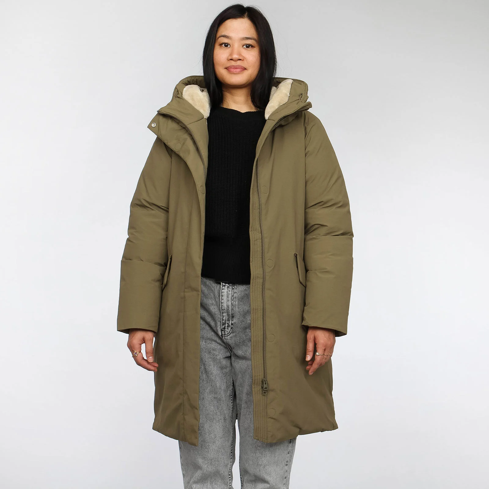 Nara Winter Jacket martini olive - Image 3