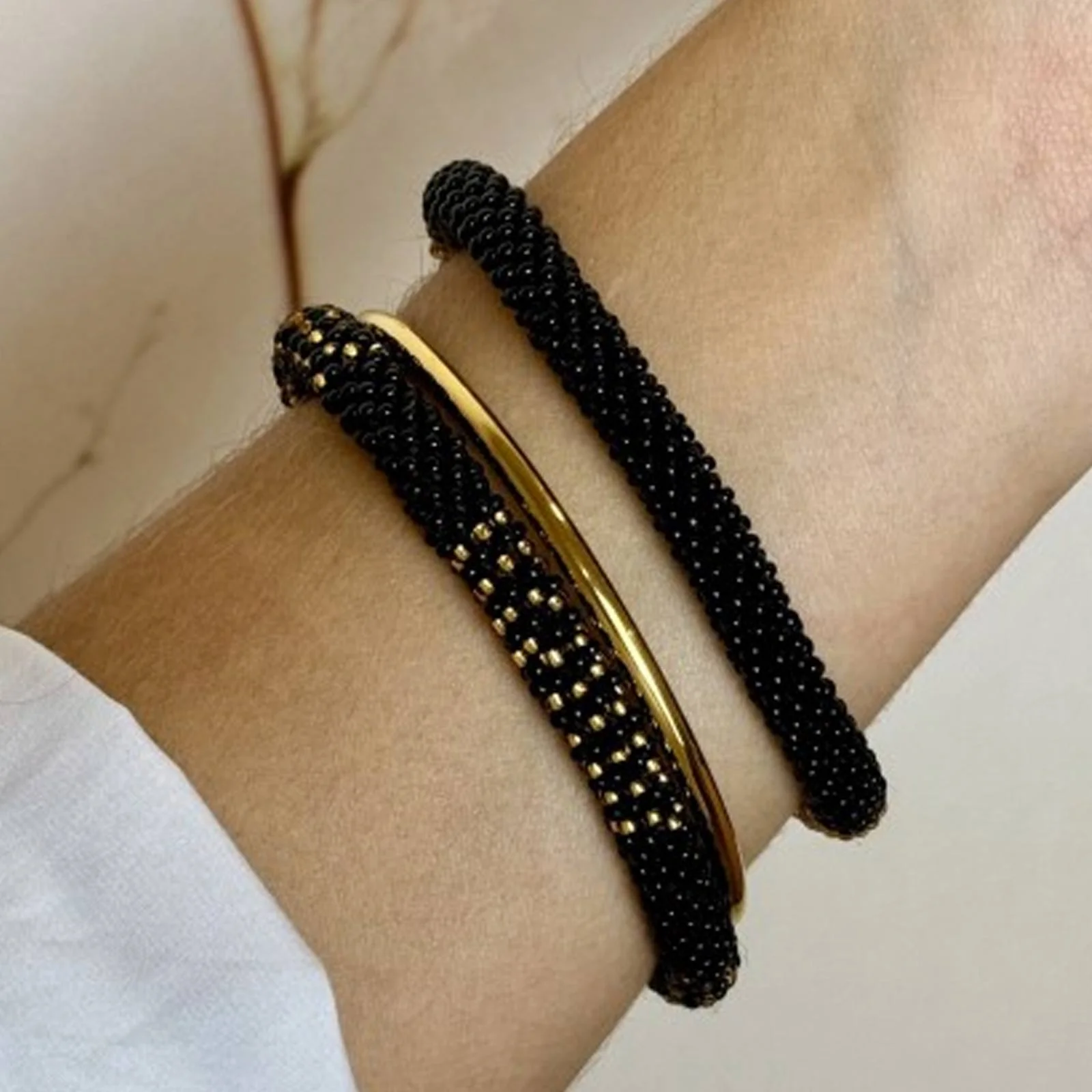 Nepalese Bracelet black N11 - Image 3