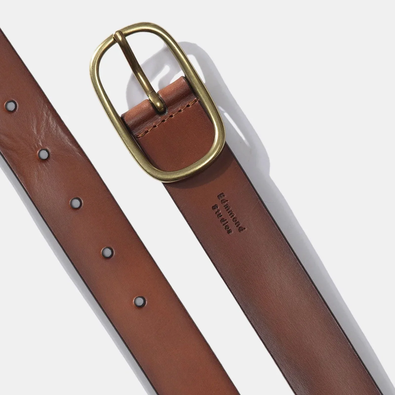 New Raw Belt plain brown - Image 3