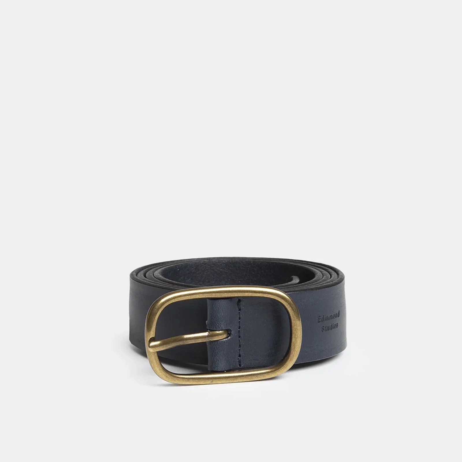 New Raw Belt plain navy
