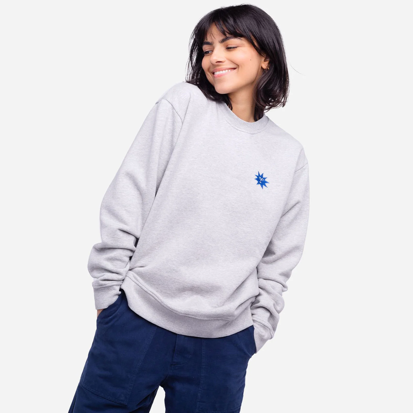 Night Bird Sweatshirt heather grey - Image 2
