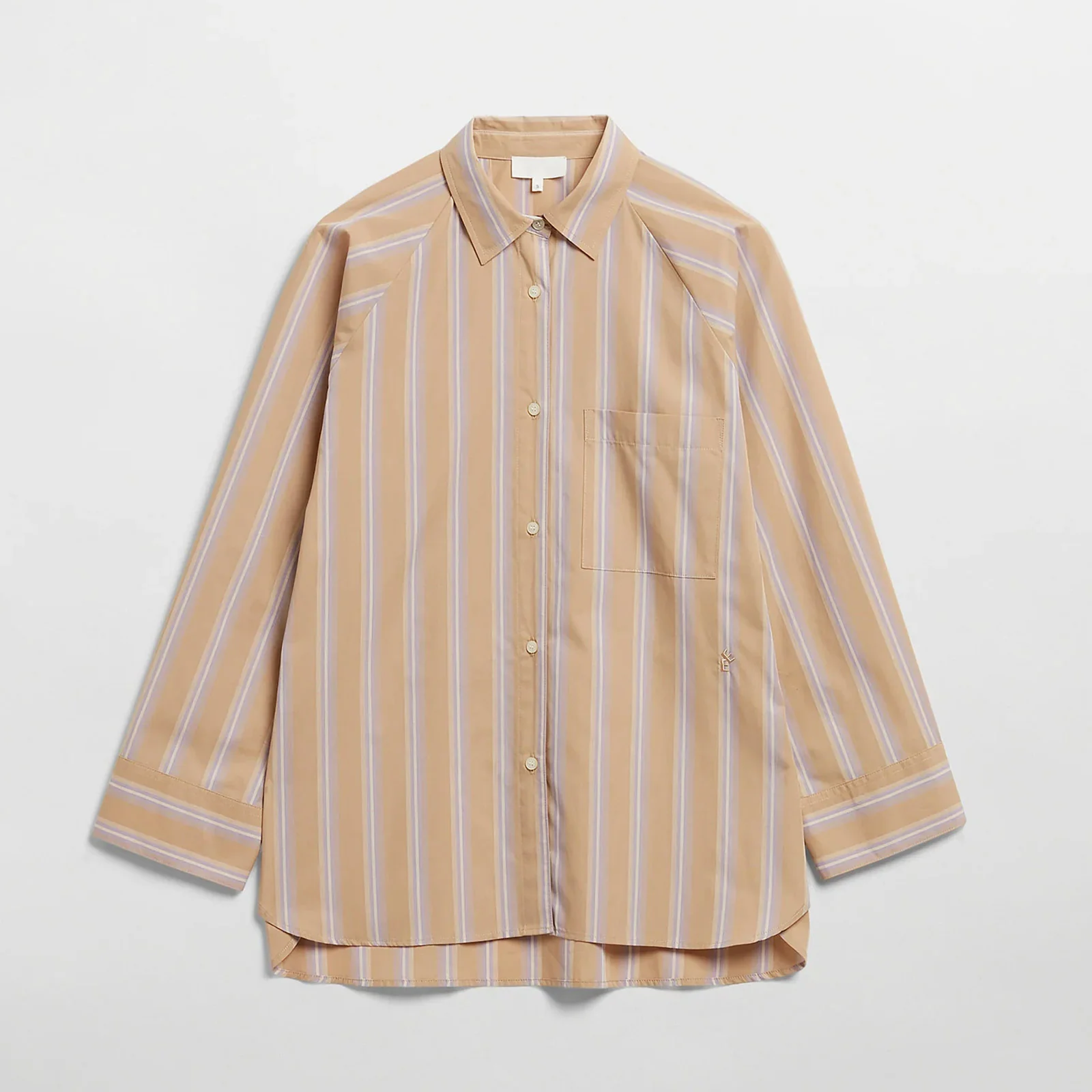 Noelle Blouse beige stripe - Image 4