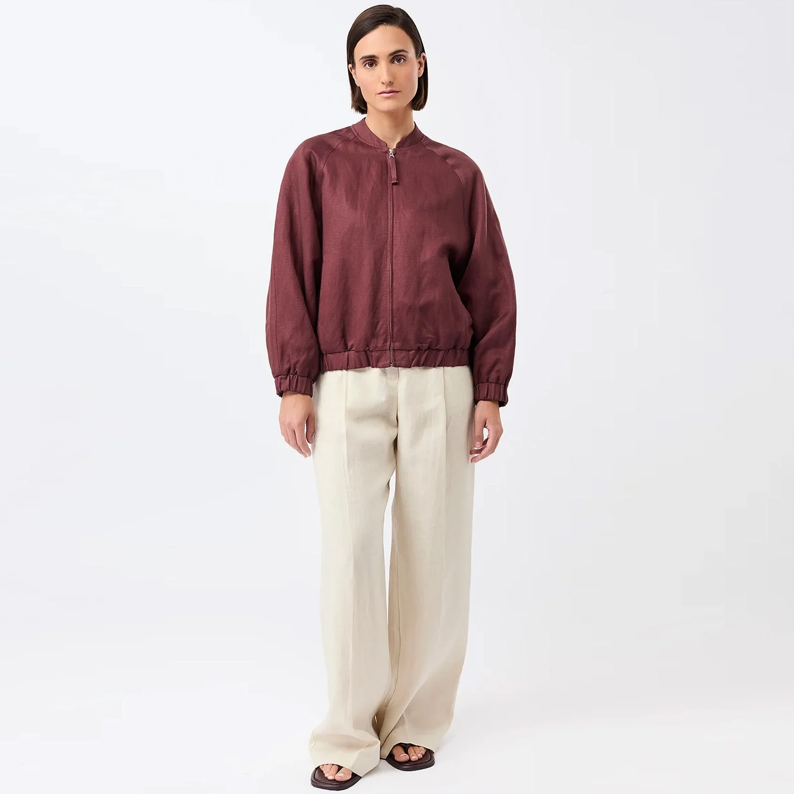 Noora Blouson Jacket rubywood - Image 3