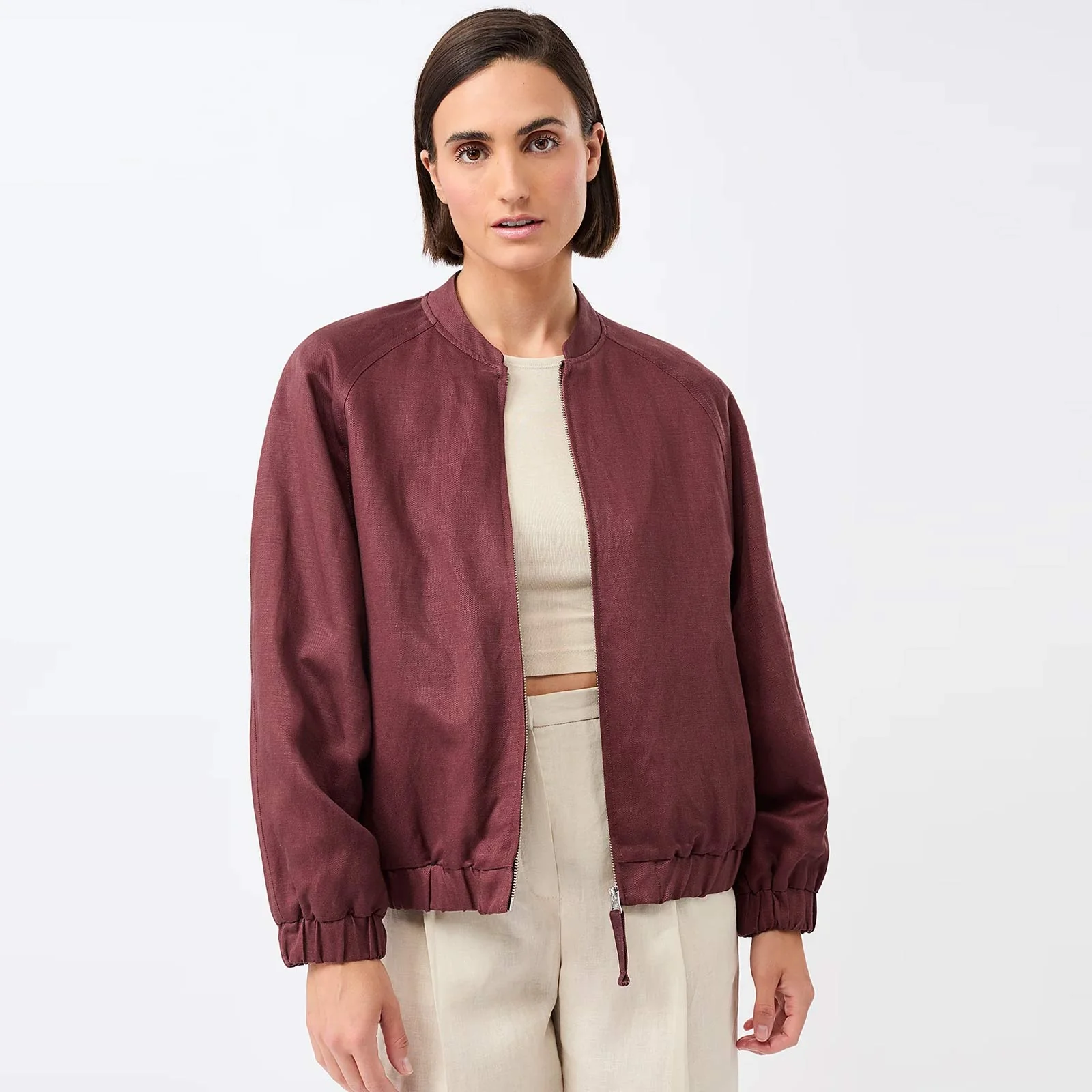 Noora Blouson Jacket rubywood - Image 5