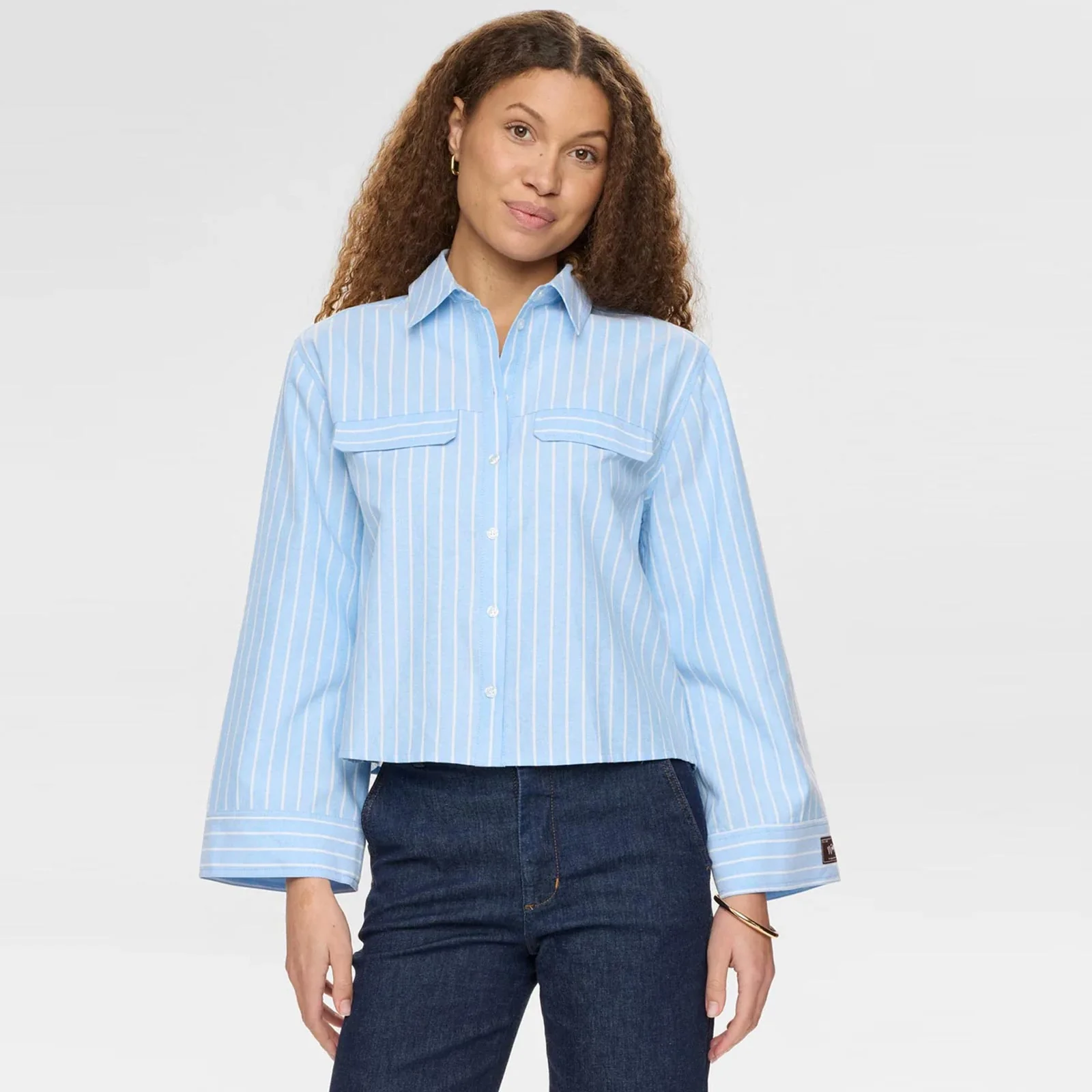 Nukelsey Shirt airy blue