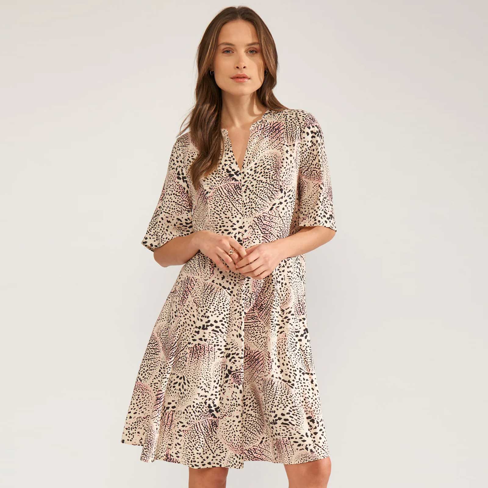 Nushella Dress whitecap gray