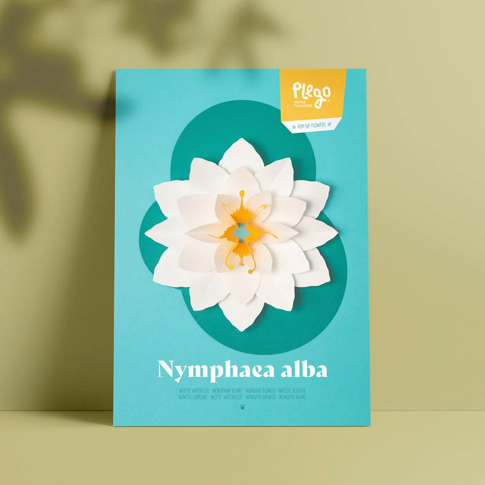 Nymphaea Alba Paper Figure Kit