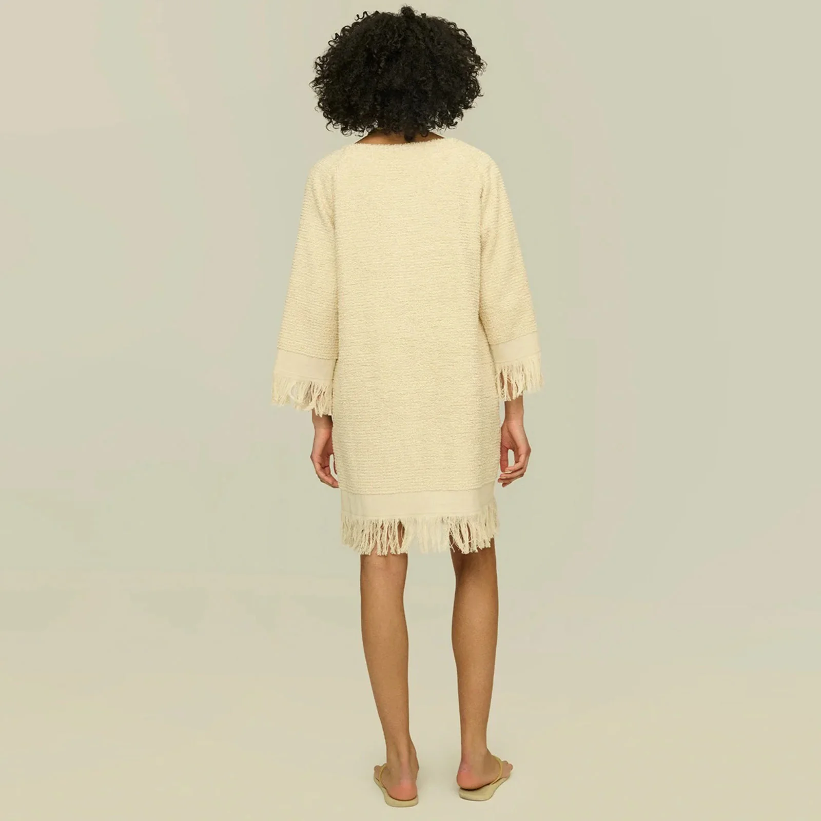 Odilia Terry Dress ecru - Image 5