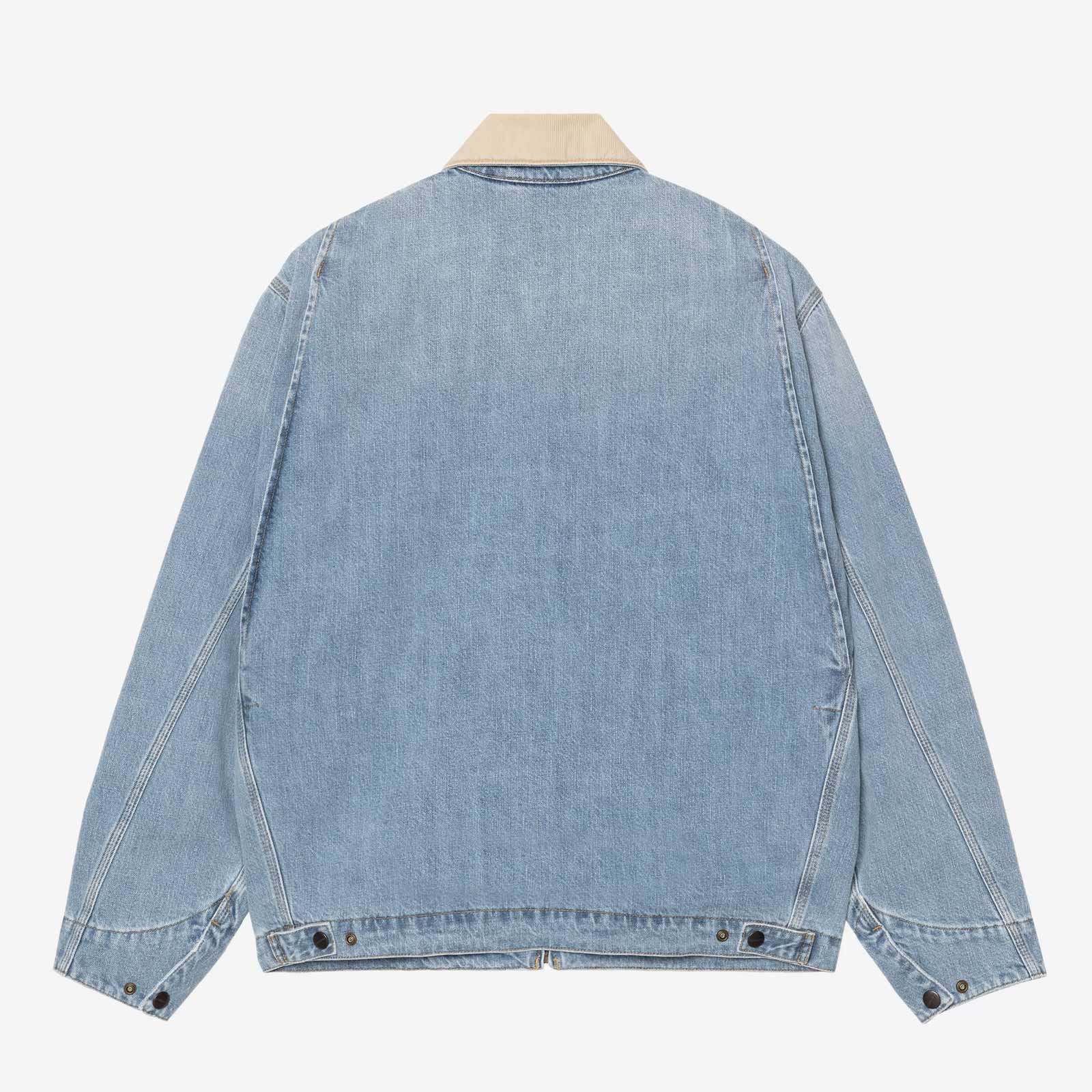 OG Detroit Jacket blue/dusty h brown burst washed - Image 2
