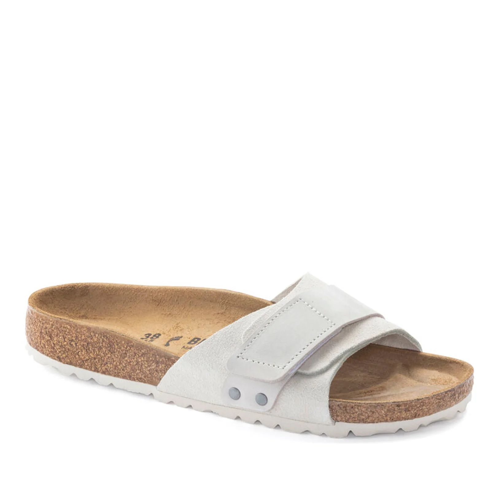 Oita Suede Leather Narrow Fit antique white - Image 3