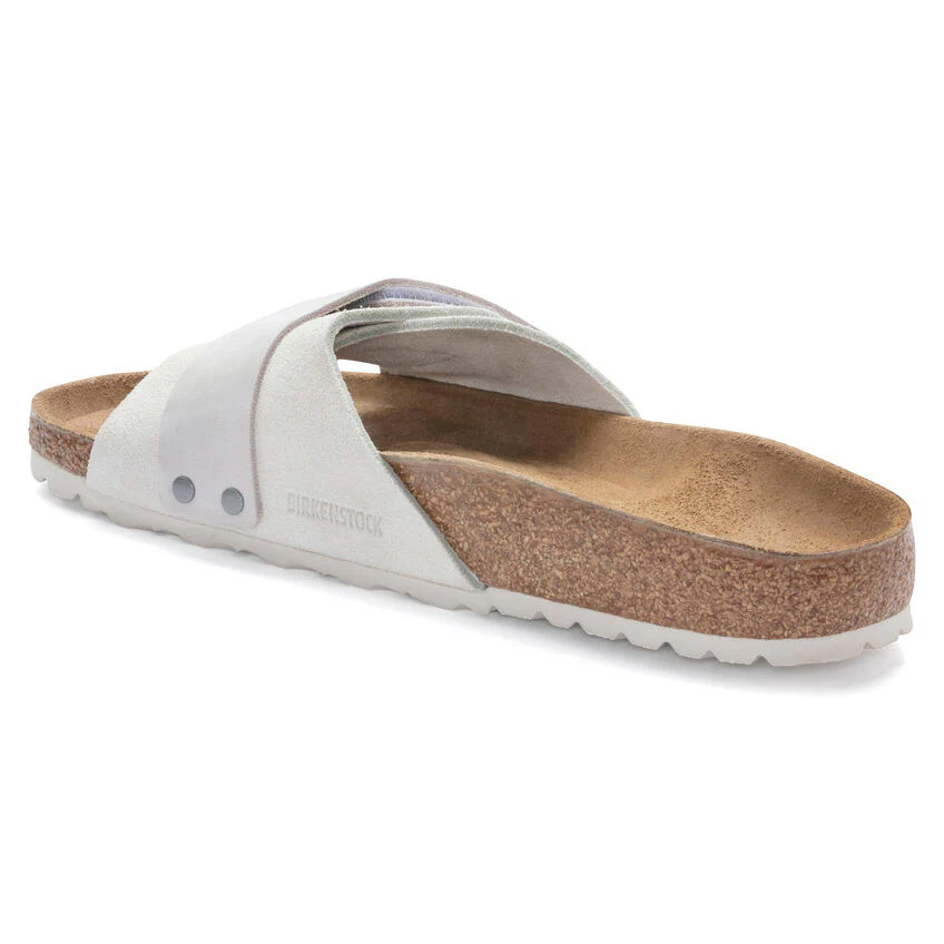 Oita Suede Leather Narrow Fit antique white - Image 4