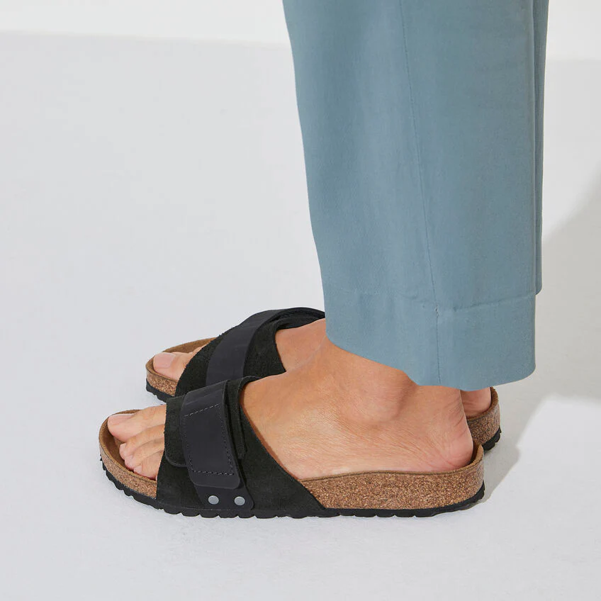 Oita Suede Leather Narrow Fit black - Image 4