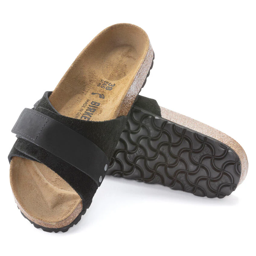 Oita Suede Leather Narrow Fit black - Image 5