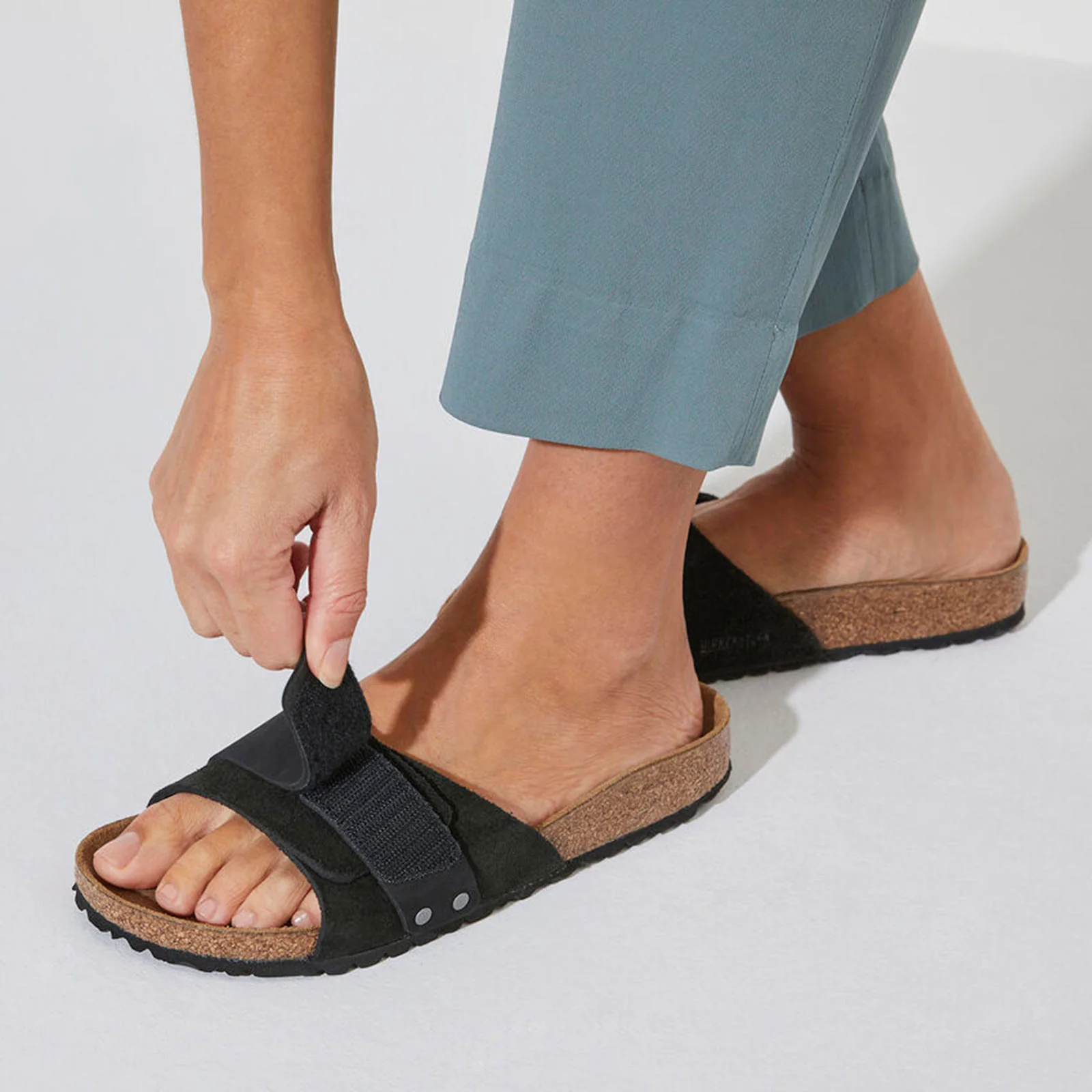 Oita Suede Leather Narrow Fit black - Image 9