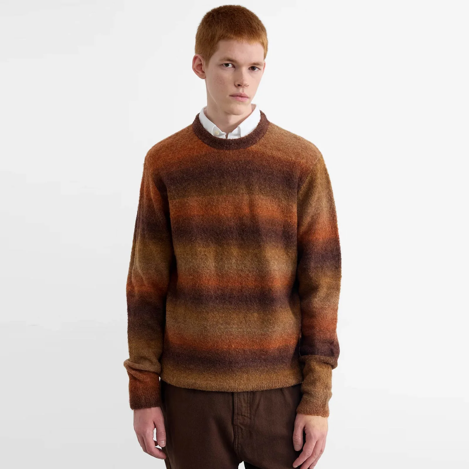 Oregon Sweater plain Chocolate