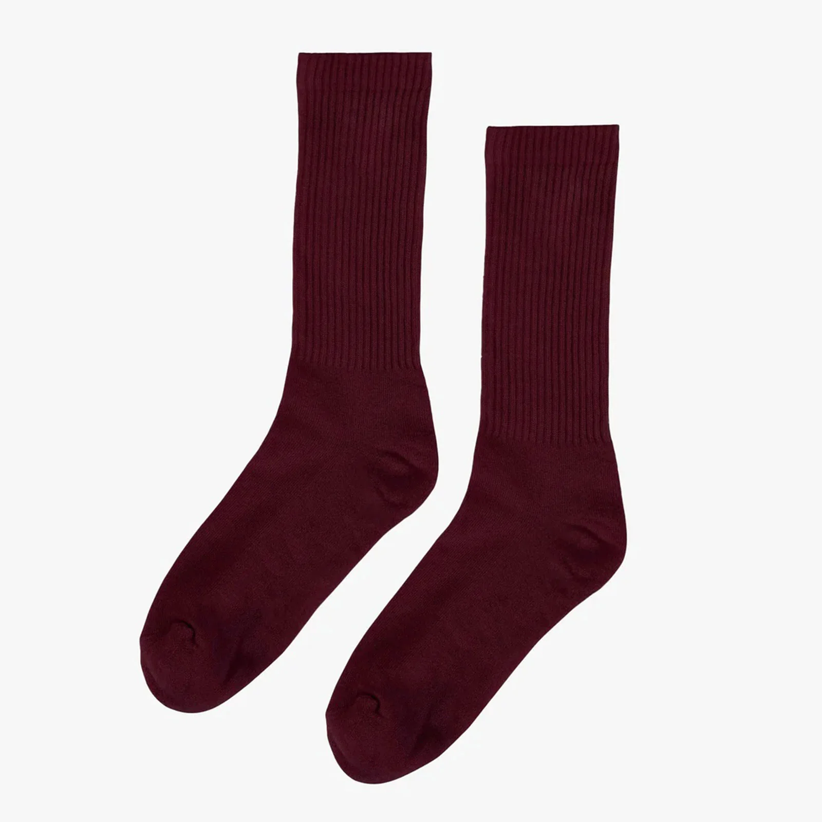 Organic Active Socks oxblood red