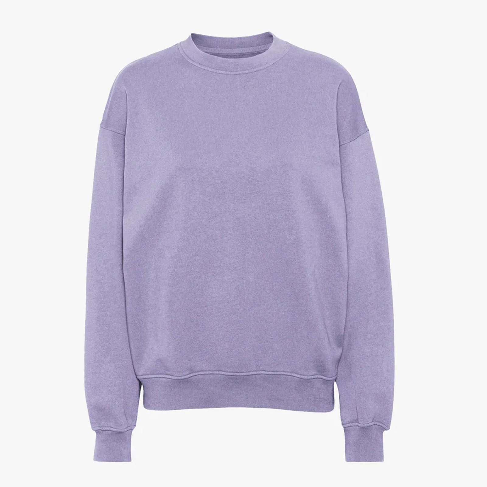 Organic Oversized Crew purple jade