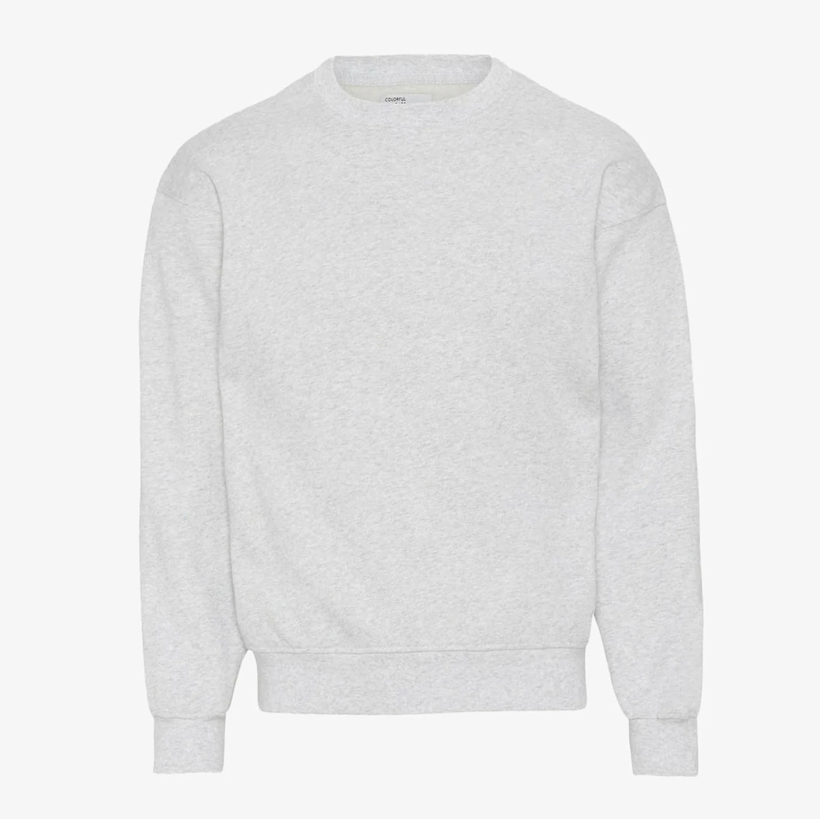 Organic Oversized Crew snow melange
