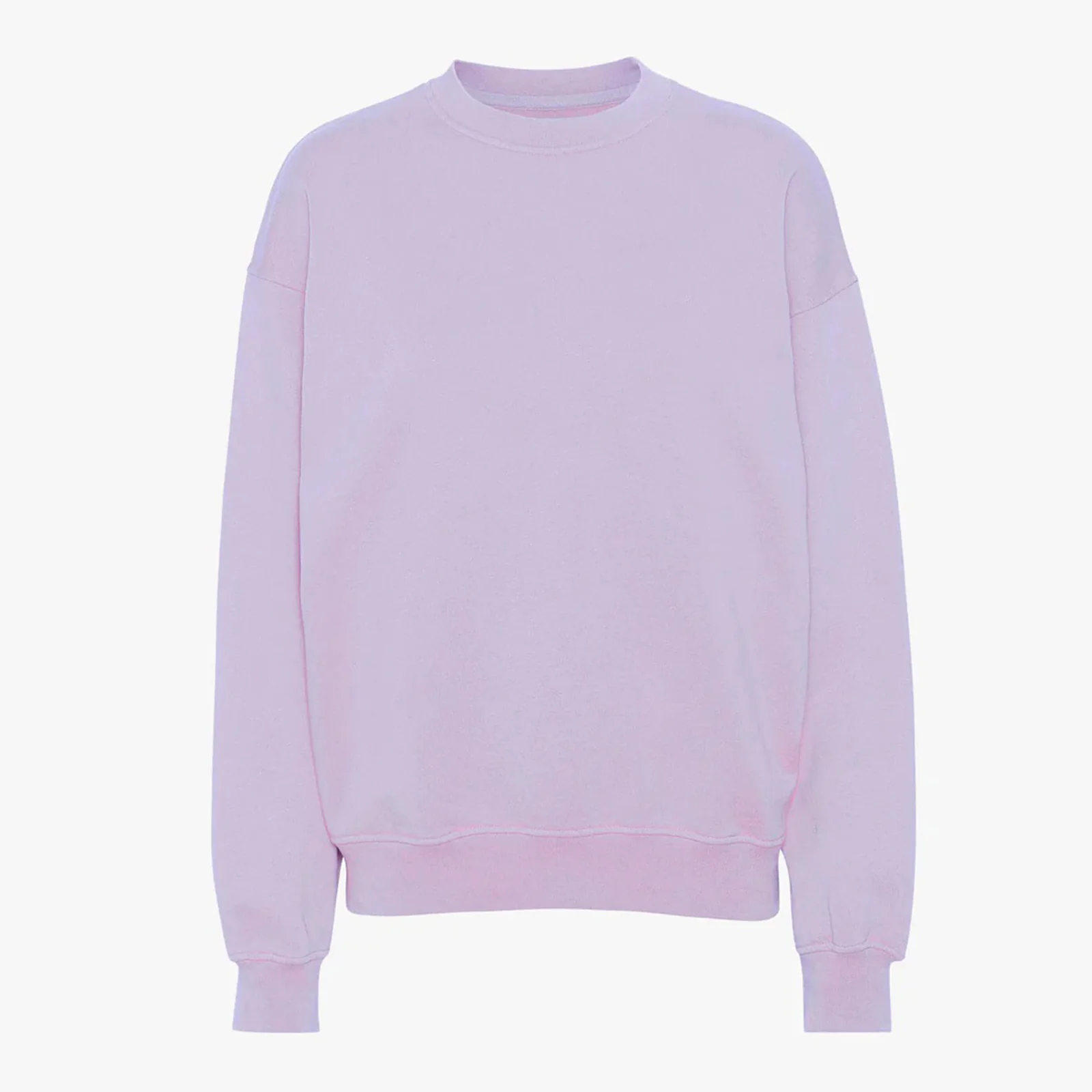 Organic Oversized Crew soft lavender