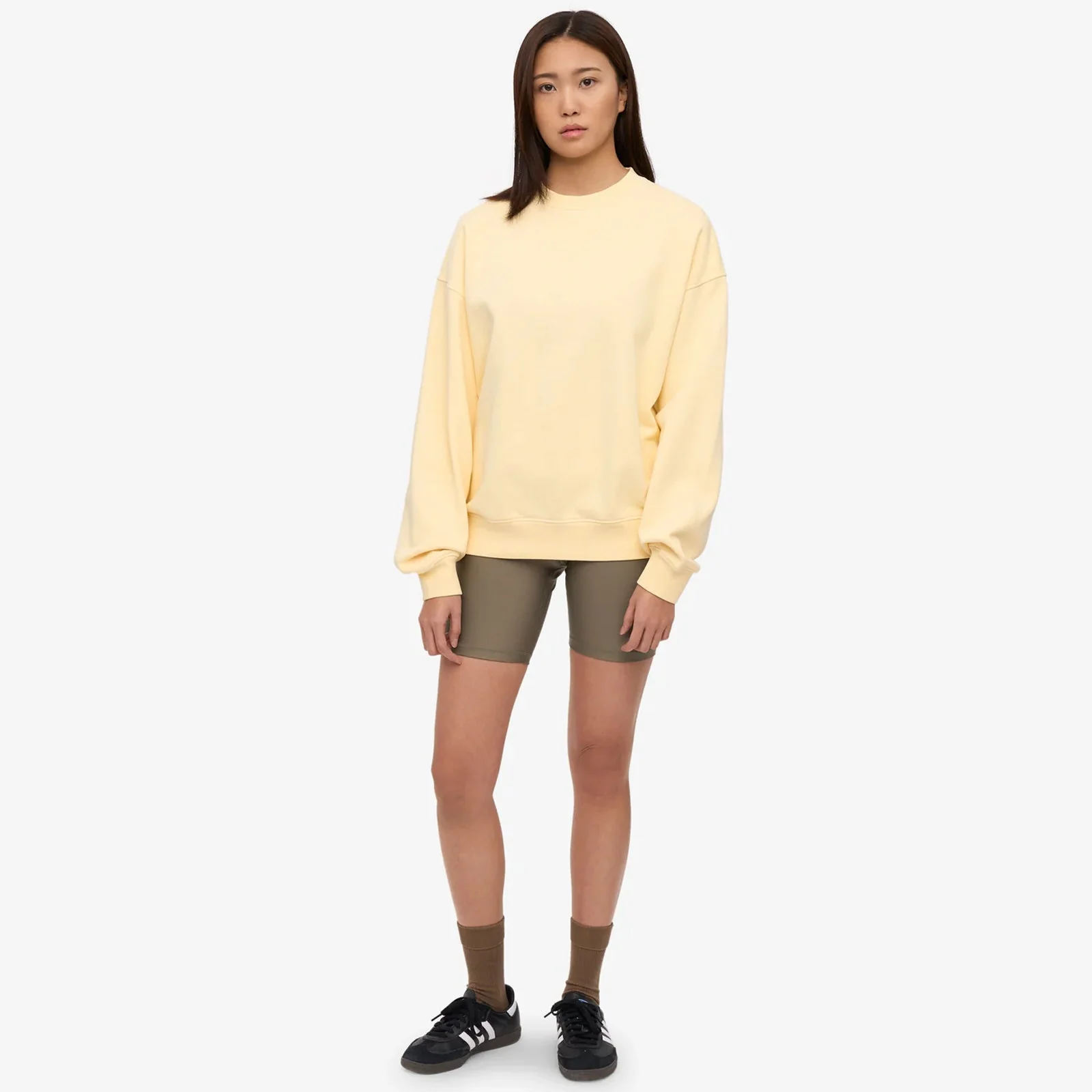 Organic Oversized Crew soft yellow - Image 3