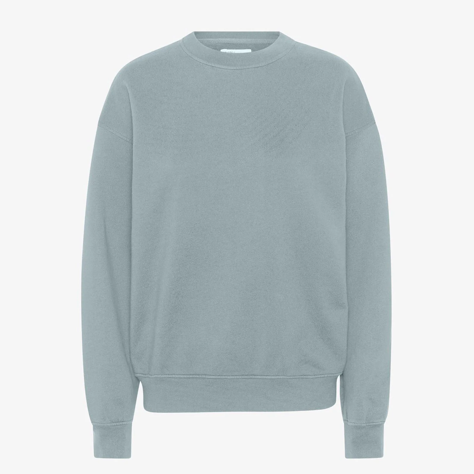 Organic Oversized Crew steel blue