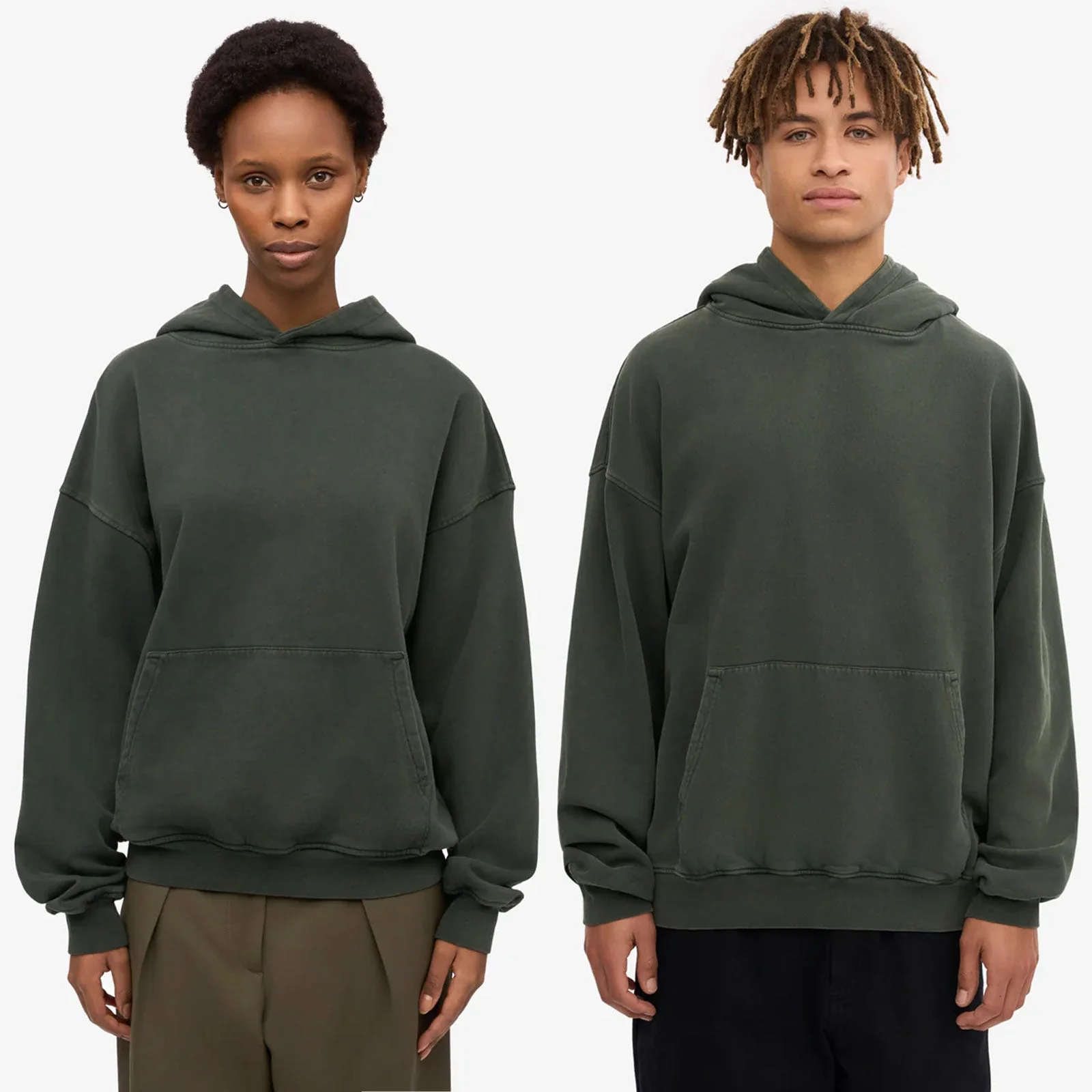 Organic Oversized Hood midnight forest - Image 2