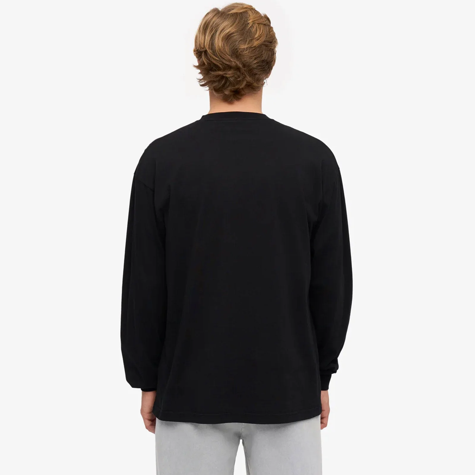 Organic Oversized LS T-Shirt deep black - Image 2