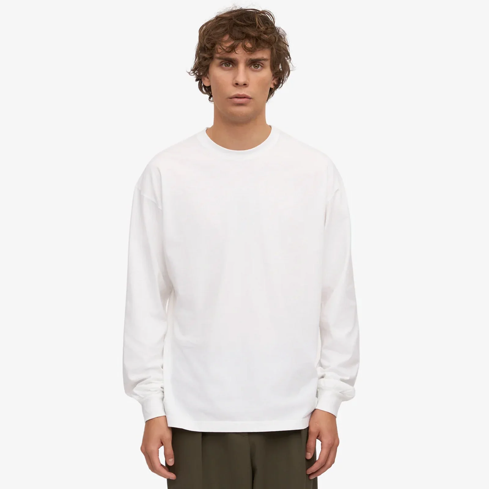 Organic Oversized LS T-Shirt optical white