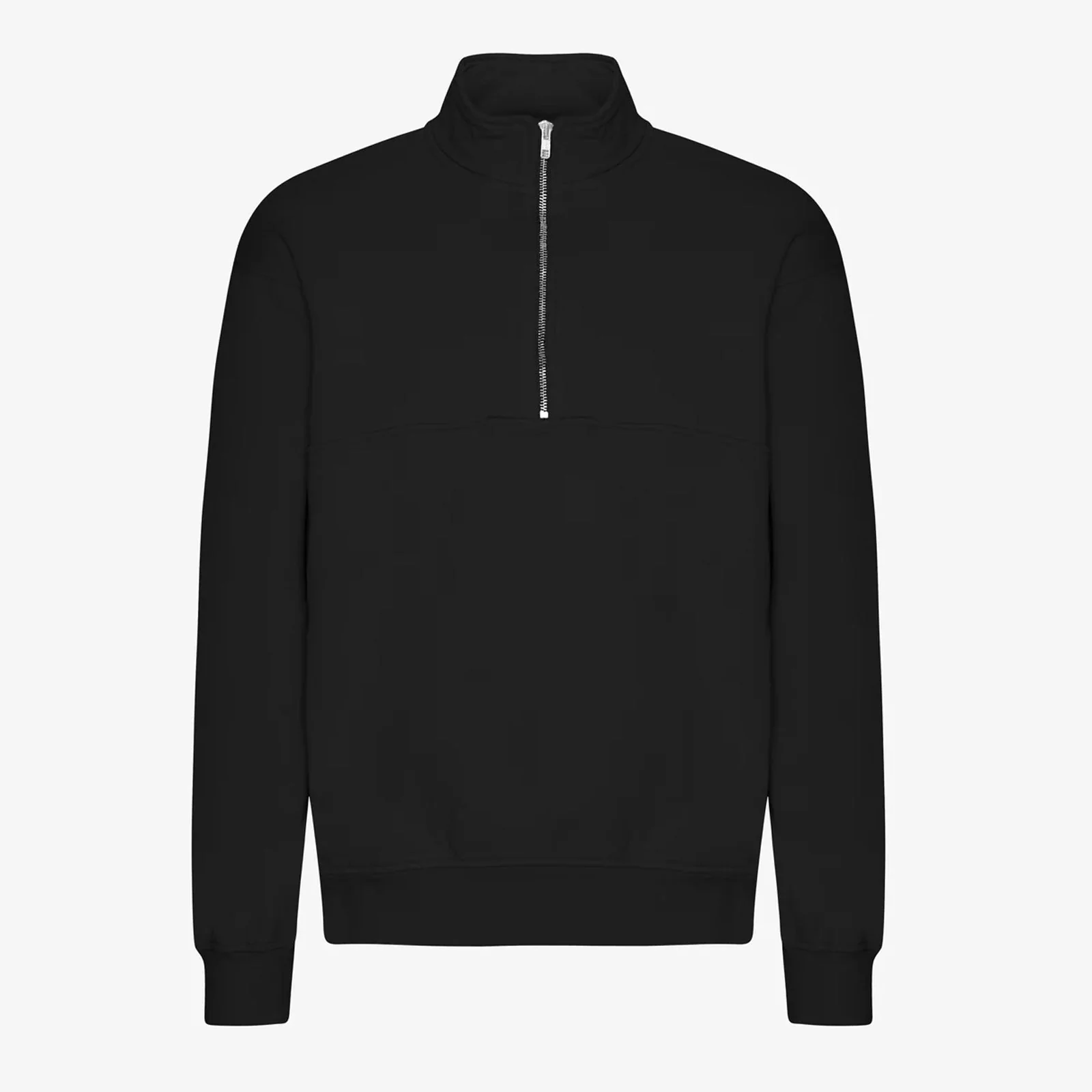 Organic Quarter Zip deep black - Image 4