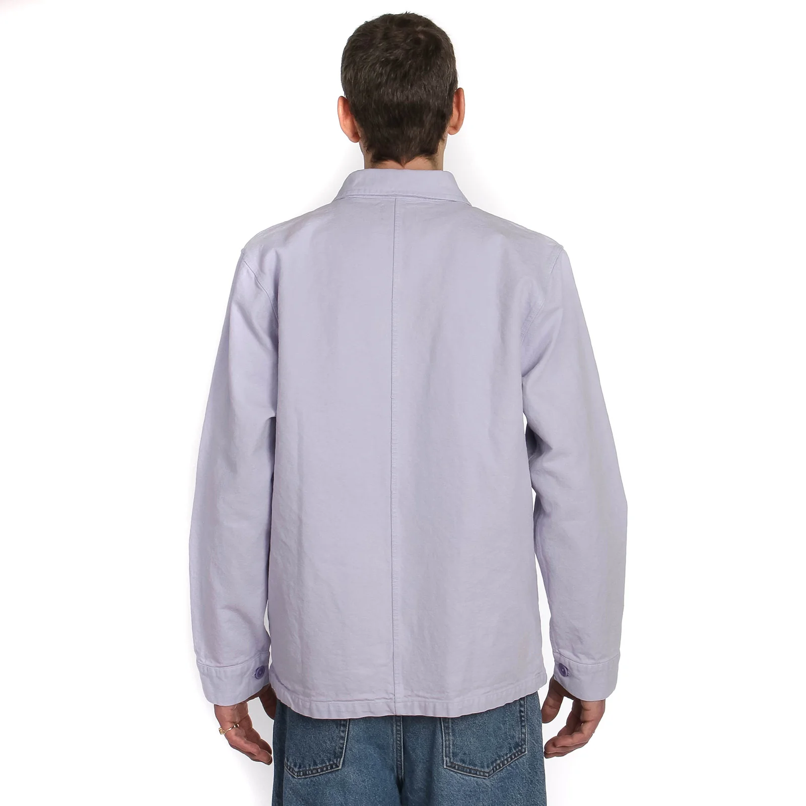 Organic Workwear Jacket soft lavender - Image 5