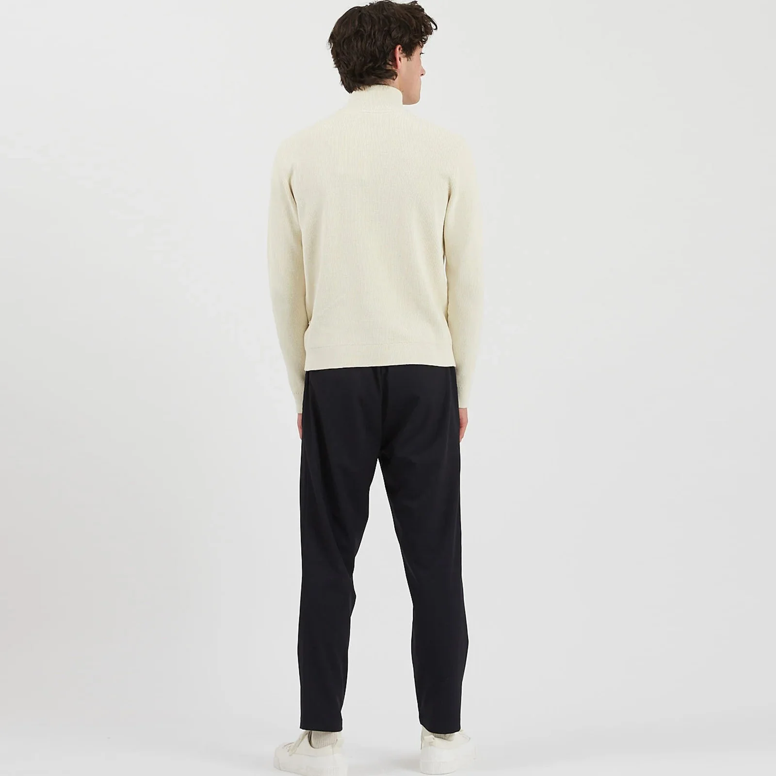 Orla Half Zip white asparagus - Image 3