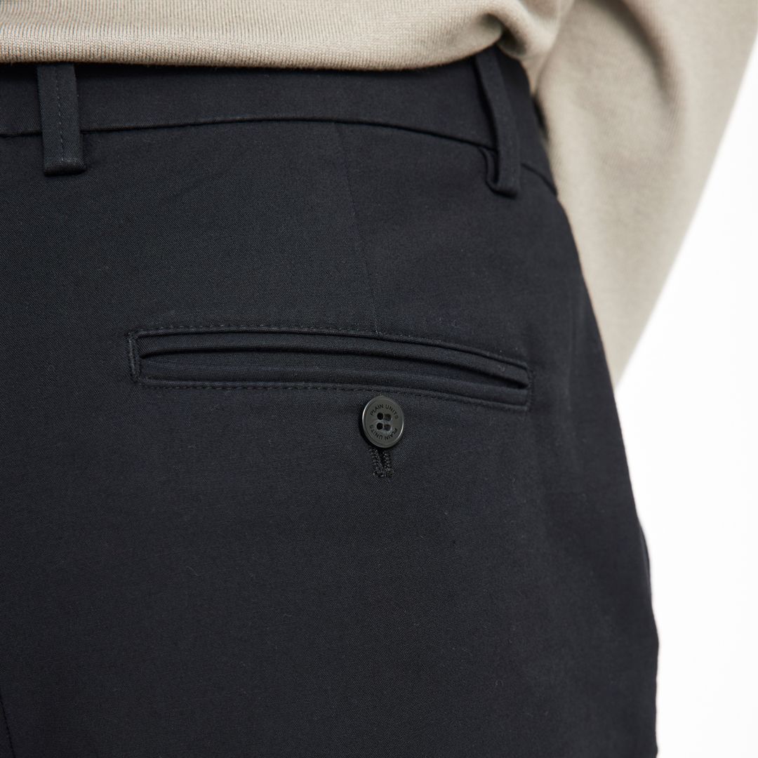 OscarPL 370 Regular Fit Cotton Chino black - Image 6