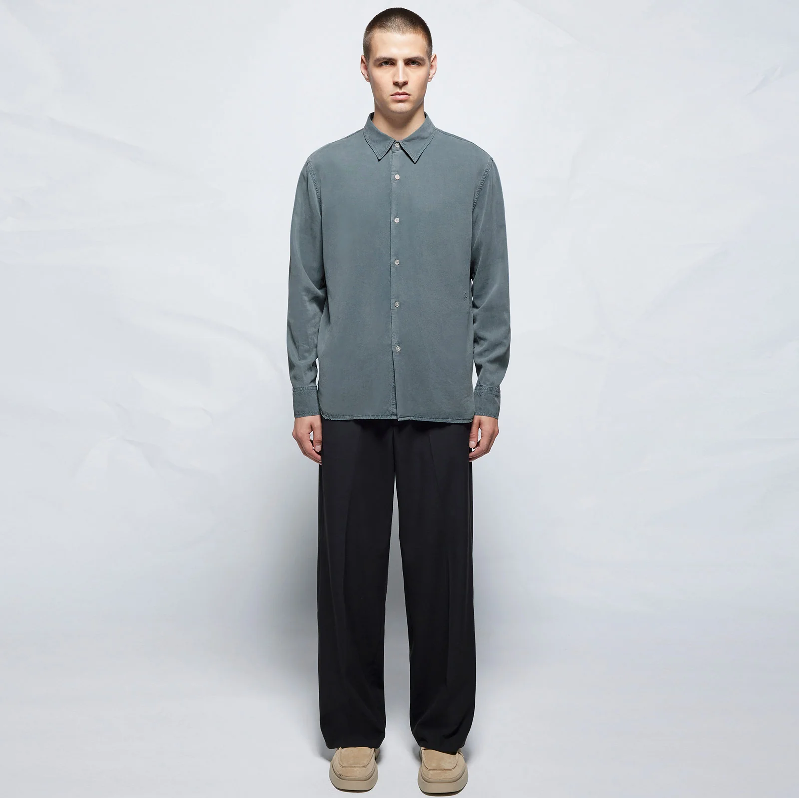 Ossian Tencel Shirt english blue - Image 2