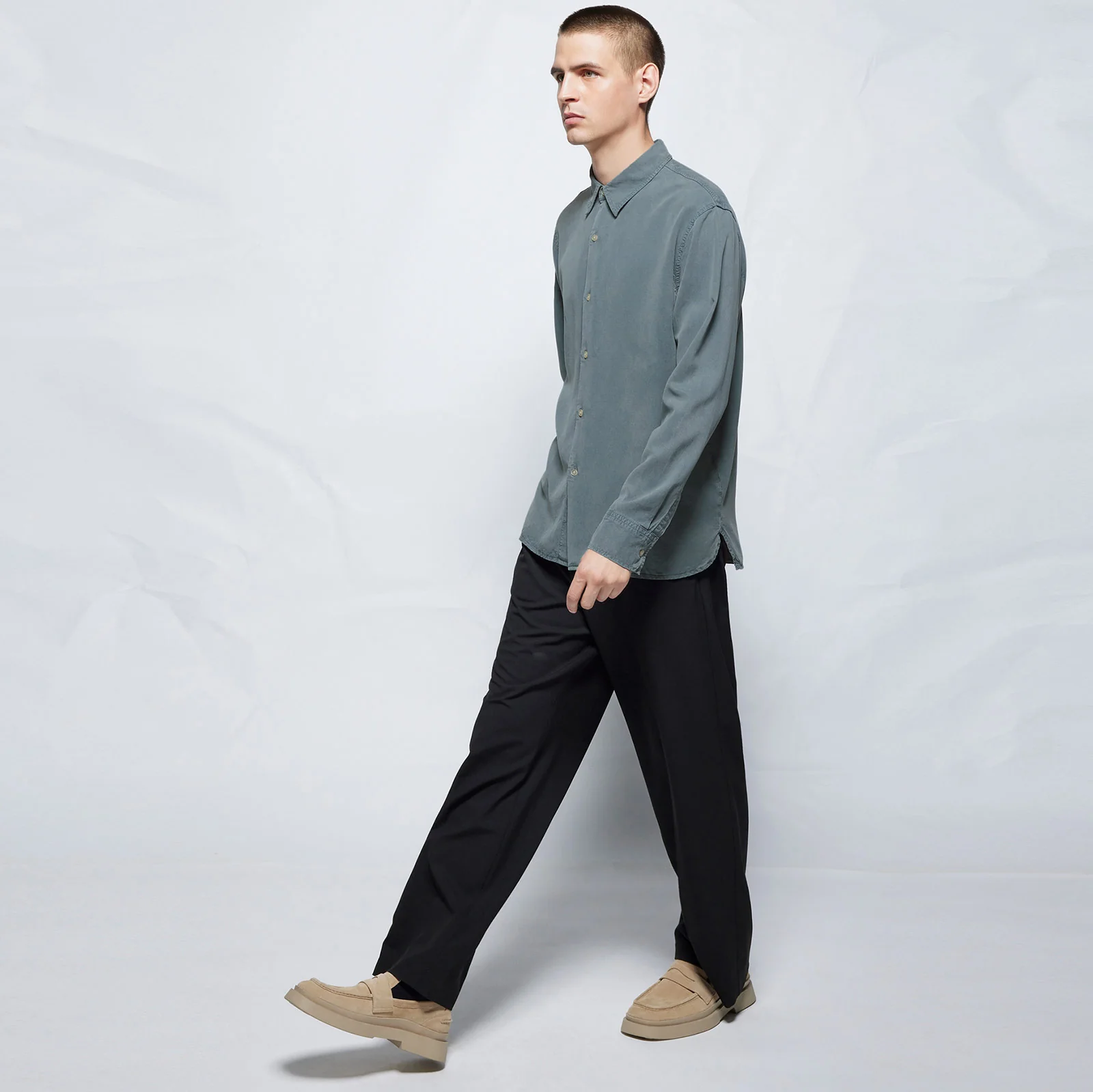 Ossian Tencel Shirt english blue - Image 3