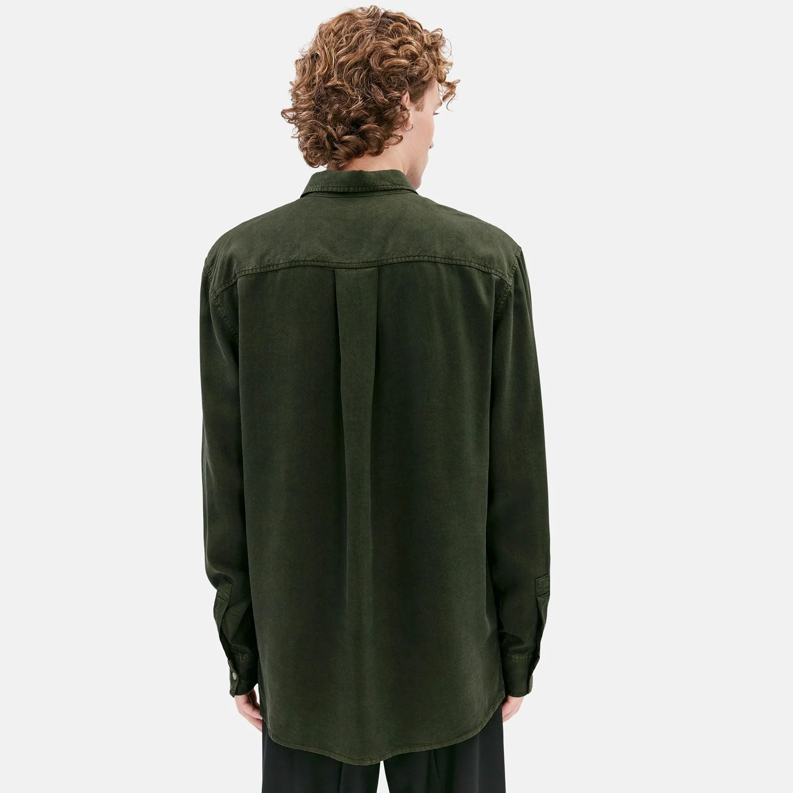 Ossian Tencel Shirt shelter green - Image 2