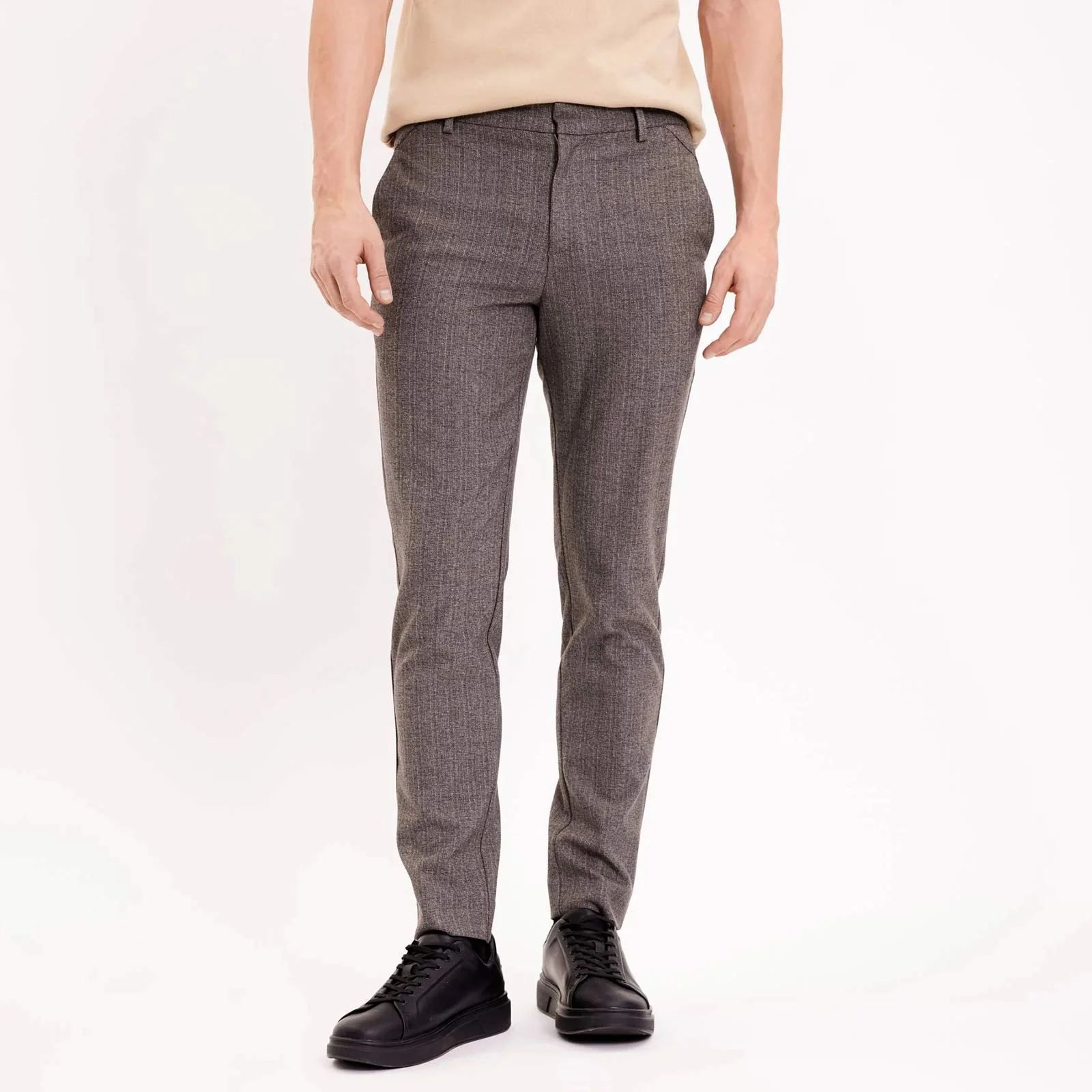 JoshPL 872 cool taupe melange - Image 3
