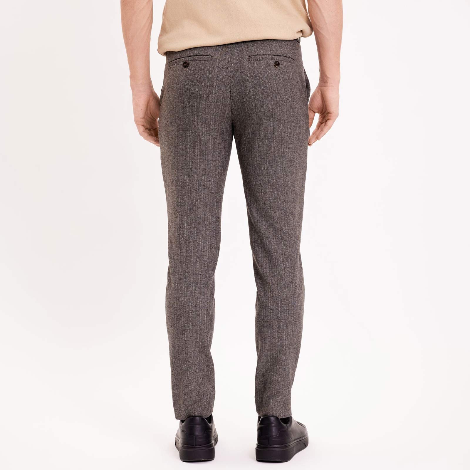 JoshPL 872 cool taupe melange - Image 5