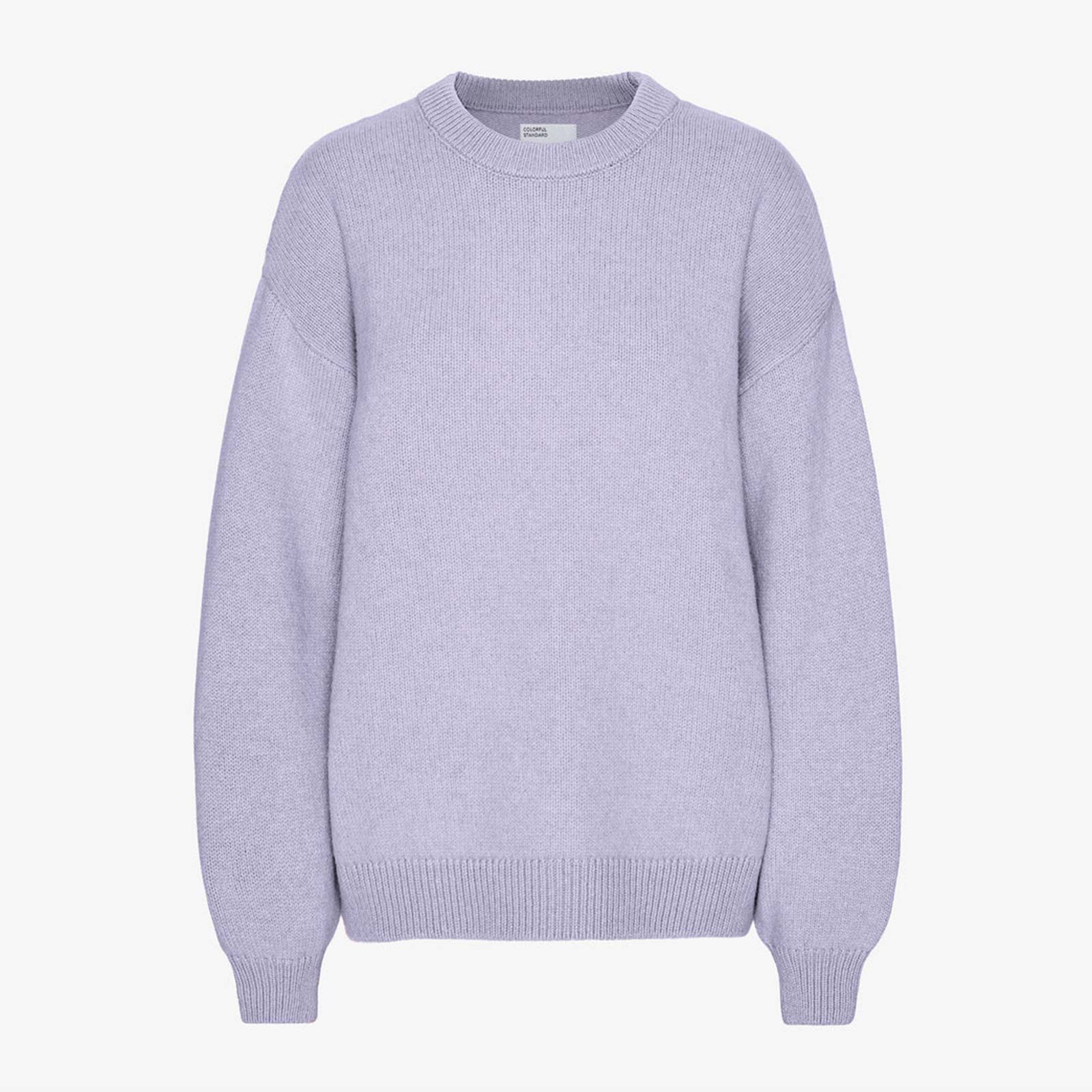 Oversized Merino Wool Crew soft lavender - Image 4