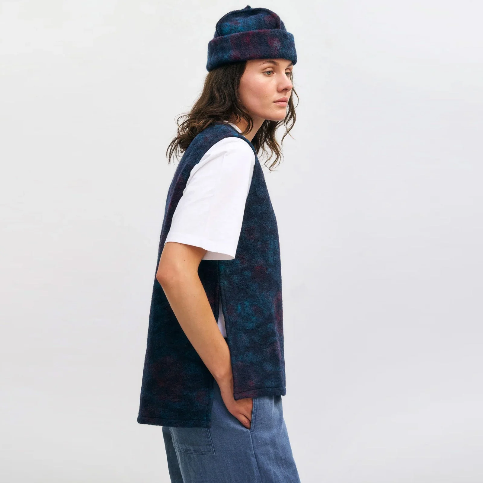 Oversized Vest dark aquarell - Image 4