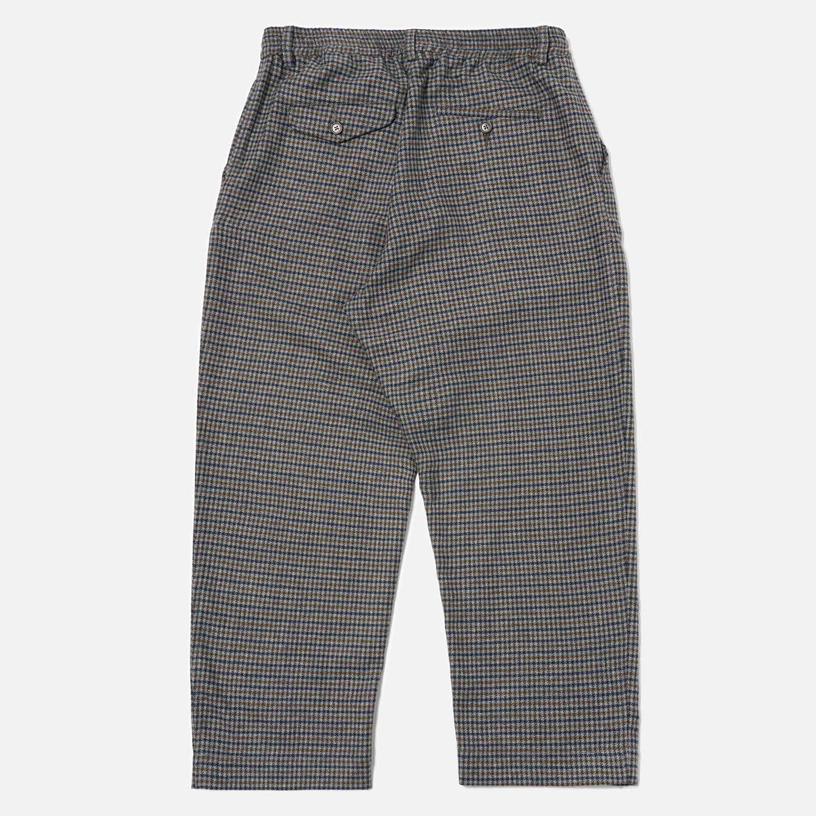 Oxford Houndstooth Wool Mix Pant charcoal - Image 4