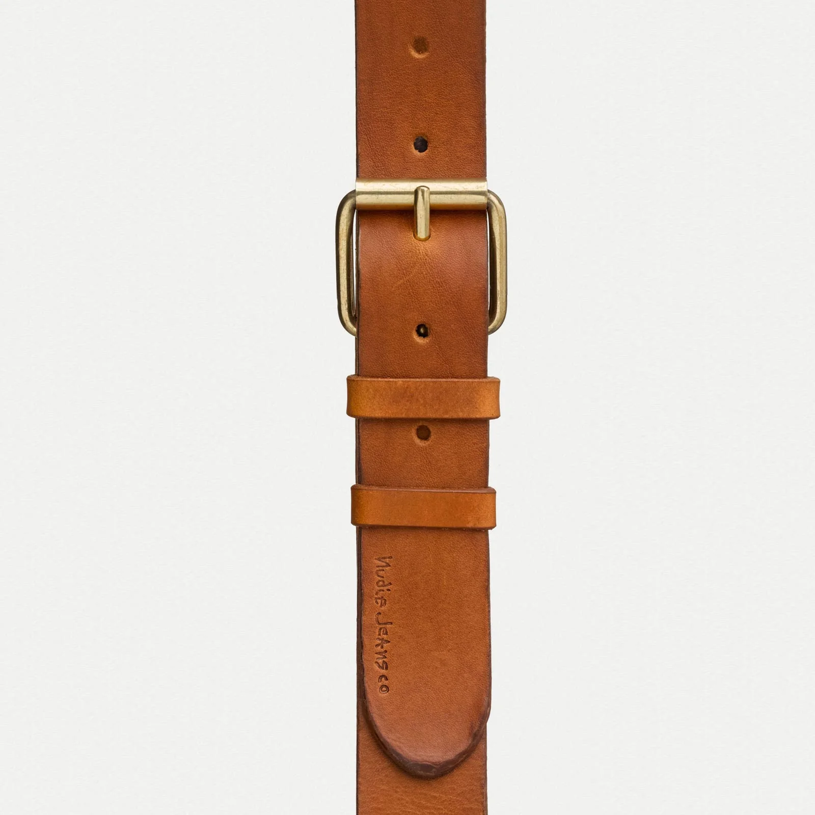 Pedersson Leather Belt toffee brown